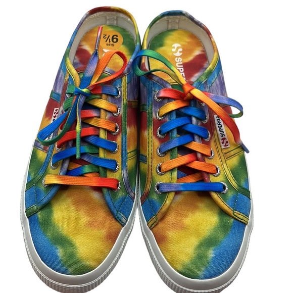 Superga Shoes - SUPERGA Tie Dye Print Open Back Sneakers  Size 41 - 9.5 Excellent Condition!
